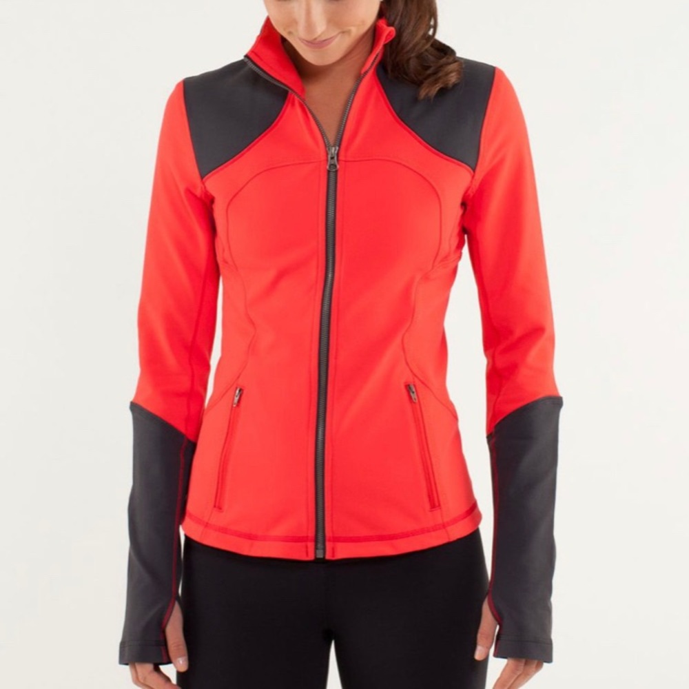 lululemon athletica Red and Black Jacket